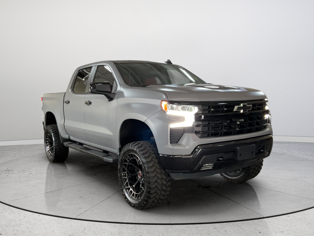 Black 2022 Chevrolet Silverado 1500 Pickup Truck Four-Wheel Drive Automatic