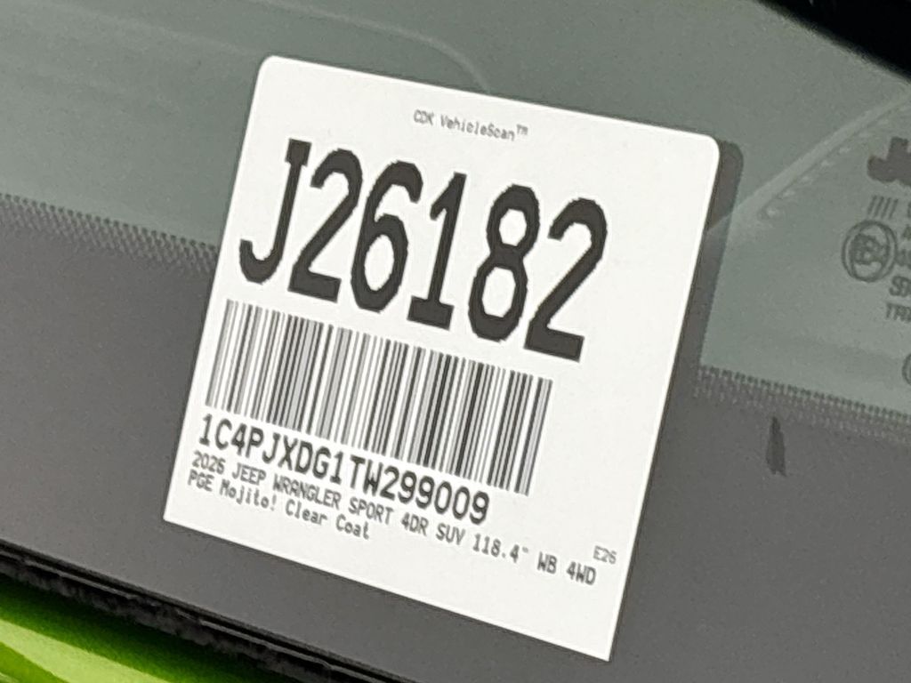 2026 Jeep Wrangler Sport S