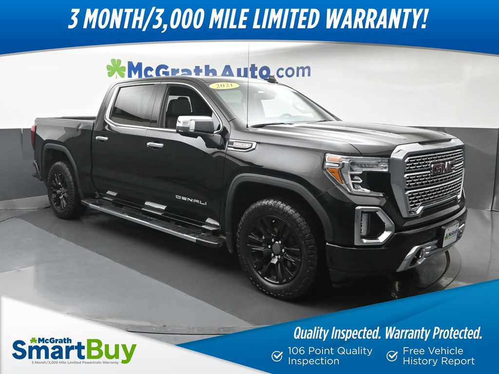 Onyx Black 2021 GMC Sierra 1500 Pickup Truck Four-Wheel Drive Automatic