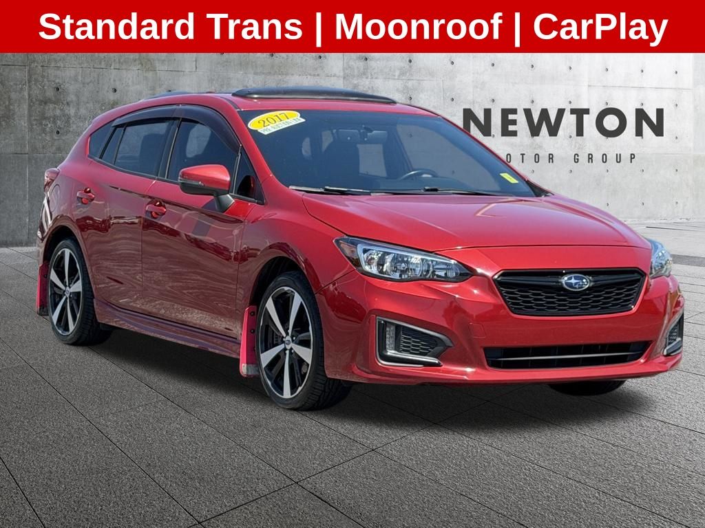 Red Pearl 2017 Subaru Impreza 2.0i Sport Wagon Hatchback All-Wheel Drive 5-Speed Manual