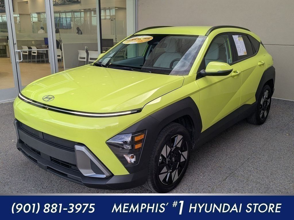 Neoteric Yellow 2024 Hyundai Kona SEL FWD SUV / Crossover Front-Wheel Drive Continuously Variable Transmission