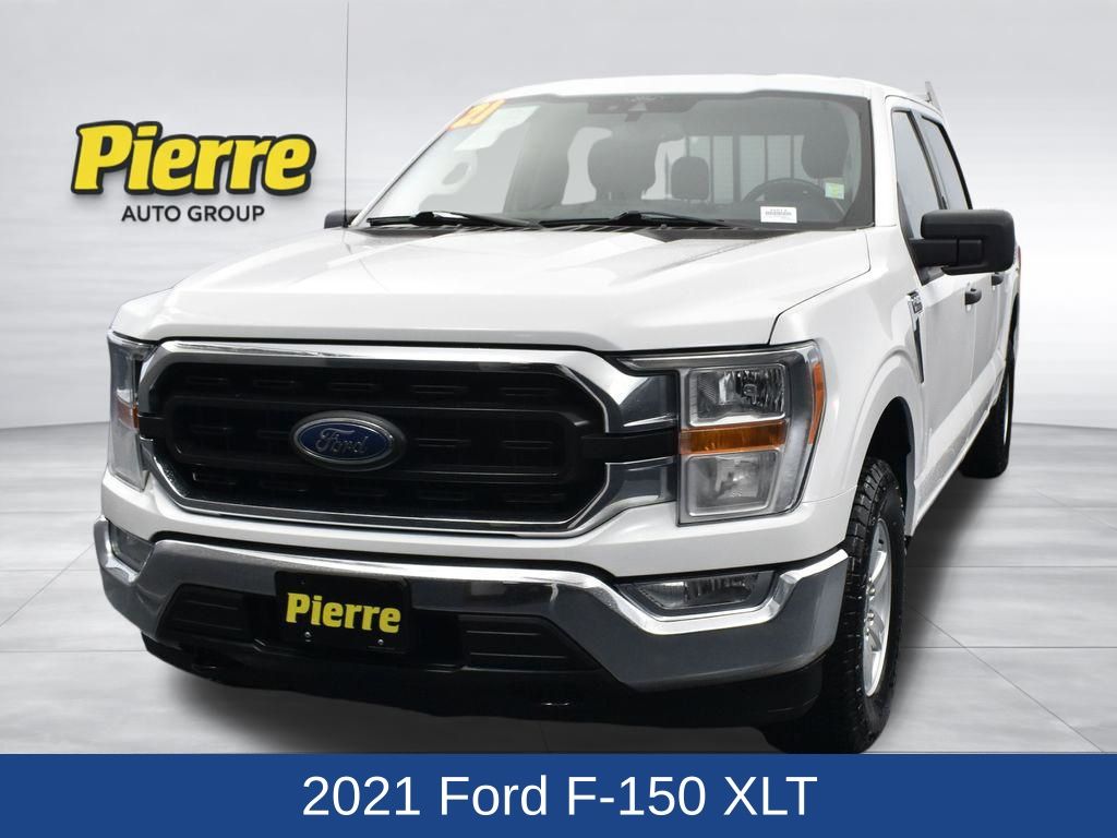 Oxford White 2021 Ford F-150 XLT SuperCrew 4WD Pickup Truck Four-Wheel Drive Automatic