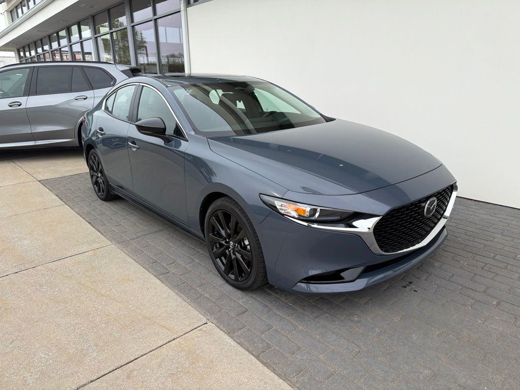 Polymetal Gray Metallic 2025 Mazda MAZDA3 2.5 S Carbon Edition Sedan AWD Sedan All-Wheel Drive 6-Speed Automatic