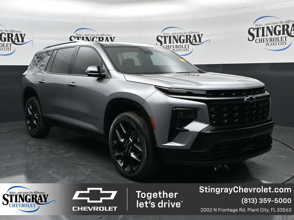 Sterling Gray Metallic 2024 Chevrolet Traverse SUV / Crossover Front-Wheel Drive 8-Speed Automatic