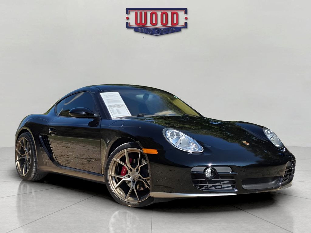 Black 2006 Porsche Cayman Coupe Rear-Wheel Drive 6-Speed Manual Overdrive