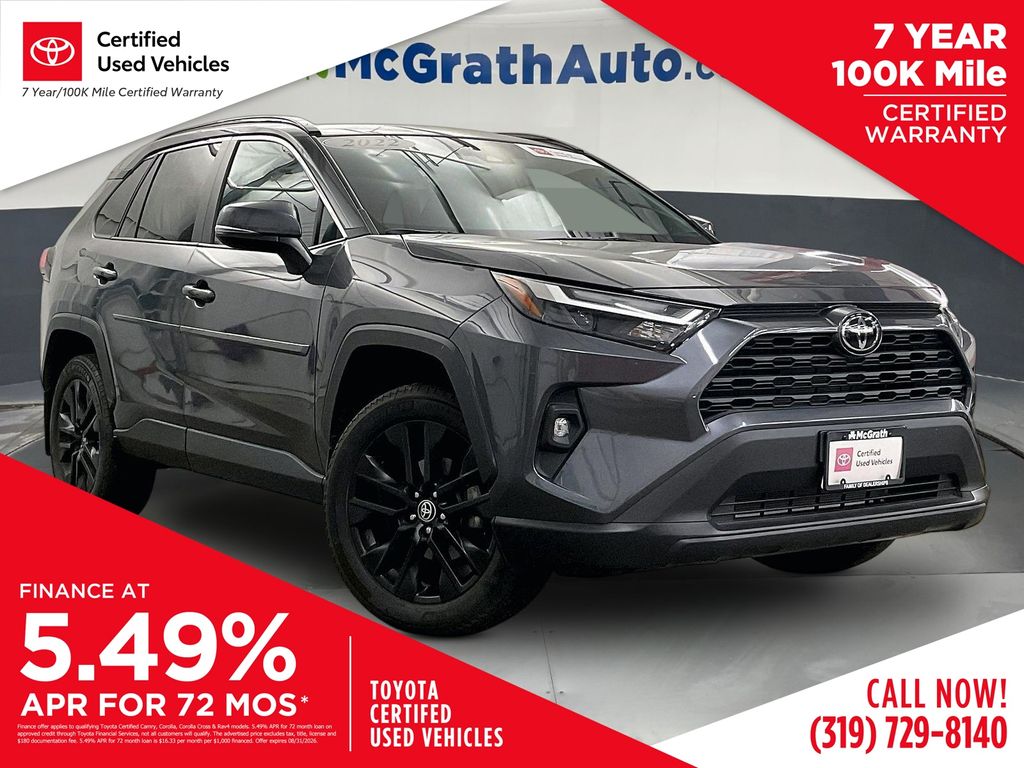 Magnetic Gray Metallic 2022 Toyota RAV4 SUV / Crossover All-Wheel Drive 8-Speed Automatic