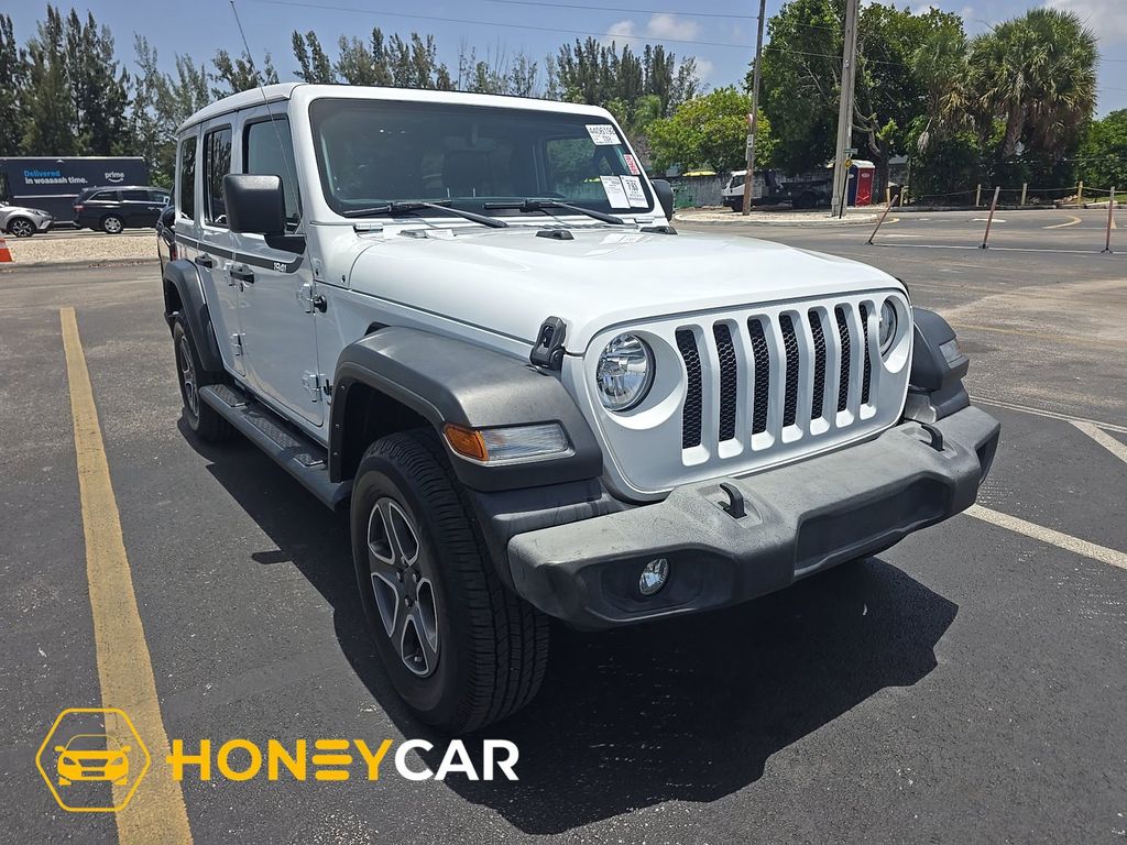 Bright White Clearcoat 2021 Jeep Wrangler SUV / Crossover Four-Wheel Drive 8-Speed Automatic