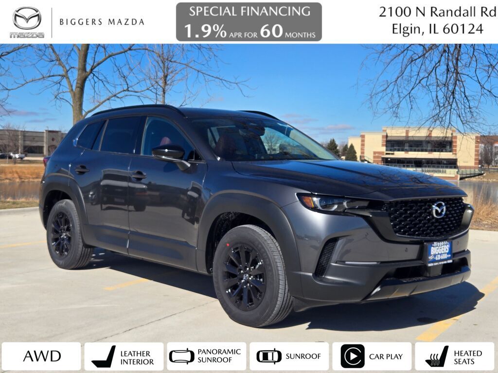 Machine Gray 2026 Mazda CX-50 Hybrid Premium AWD SUV / Crossover All-Wheel Drive Continuously Variable Transmission