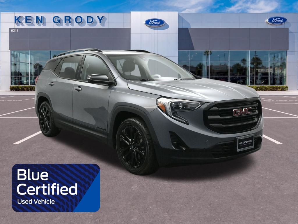 Gray (Satin Steel Metallic) 2020 GMC Terrain SUV / Crossover Front-Wheel Drive 9-Speed Automatic