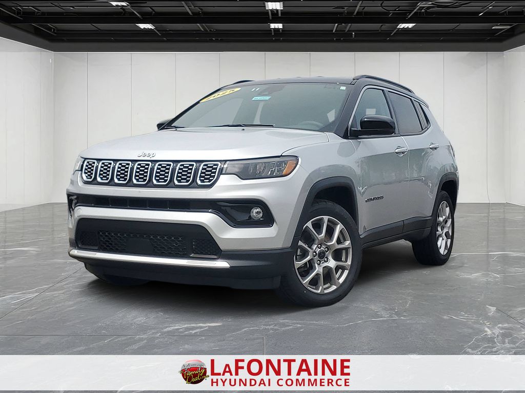 Silver Zynith Metallic Clearcoat 2025 Jeep Compass SUV / Crossover Four-Wheel Drive 8-Speed Automatic