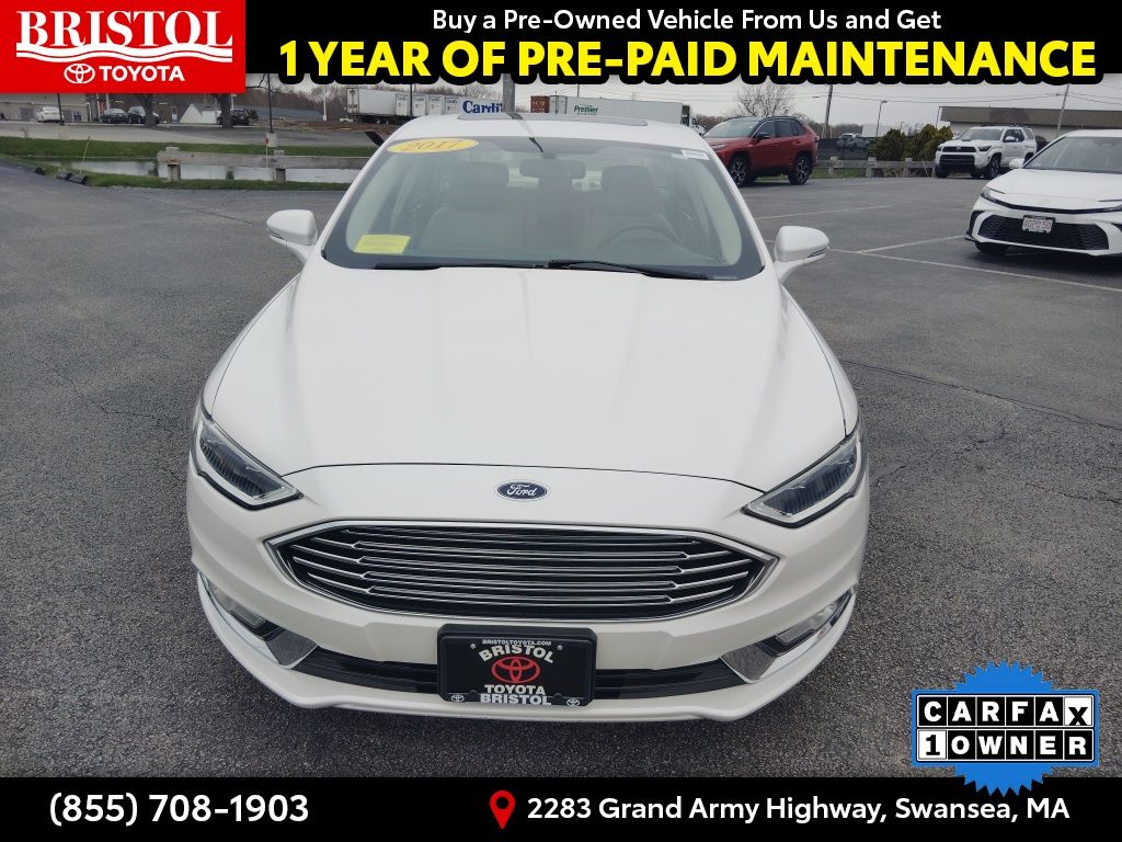 Used 2017 Ford Fusion SE with VIN 3FA6P0H96HR390256 for sale in Swansea, MA