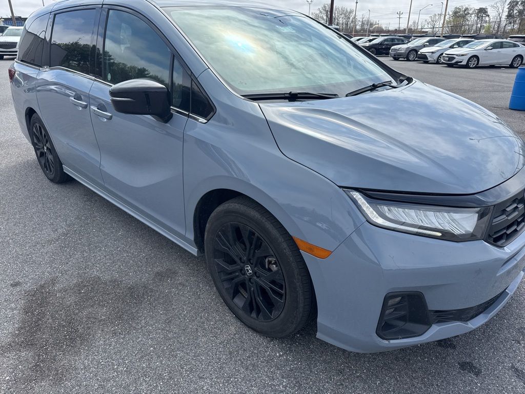 Blue 2025 Honda Odyssey Sport-L FWD Minivan Front-Wheel Drive Automatic