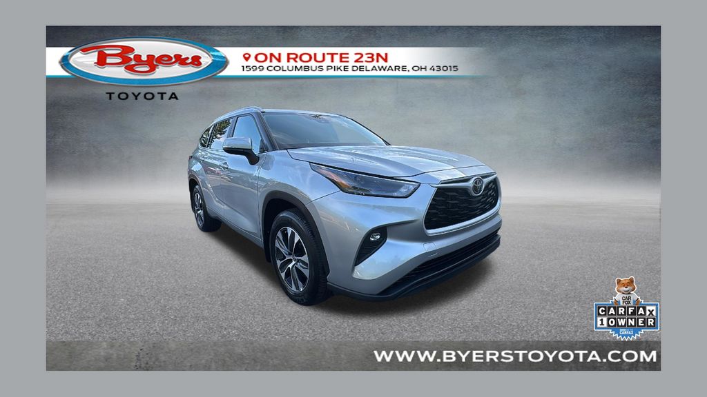 Celestial Silver Metallic 2025 Toyota Highlander SUV / Crossover All-Wheel Drive 8-Speed Automatic