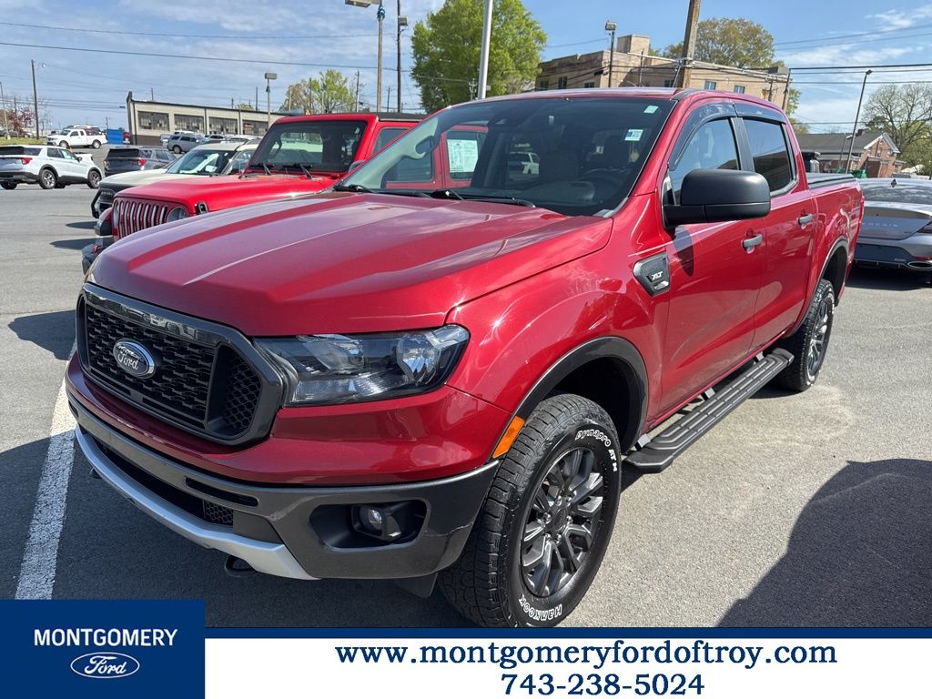 Race Red 2020 Ford Ranger XLT SuperCrew 4WD Pickup Truck Four-Wheel Drive Automatic