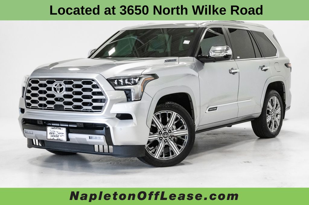 Celestial Silver Metallic 2025 Toyota Sequoia Capstone 4WD SUV / Crossover Four-Wheel Drive Automatic