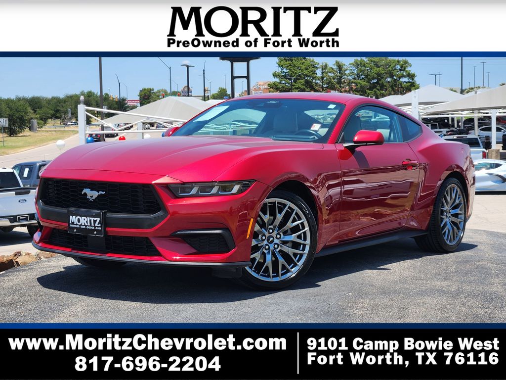 Rapid Red Metallic Tinted Clearcoat 2024 Ford Mustang Coupe Rear-Wheel Drive Automatic