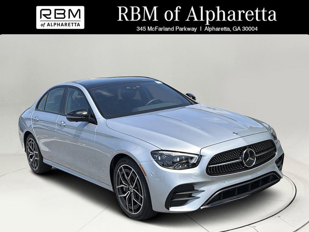 Silver Metallic 2022 Mercedes-Benz E-Class E 450 4MATIC Sedan AWD Sedan All-Wheel Drive 9-Speed Automatic