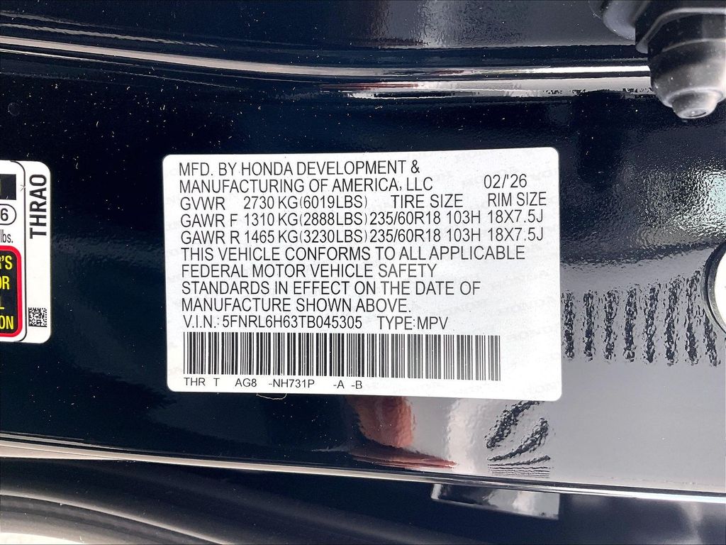2026 Honda Odyssey — photo 17