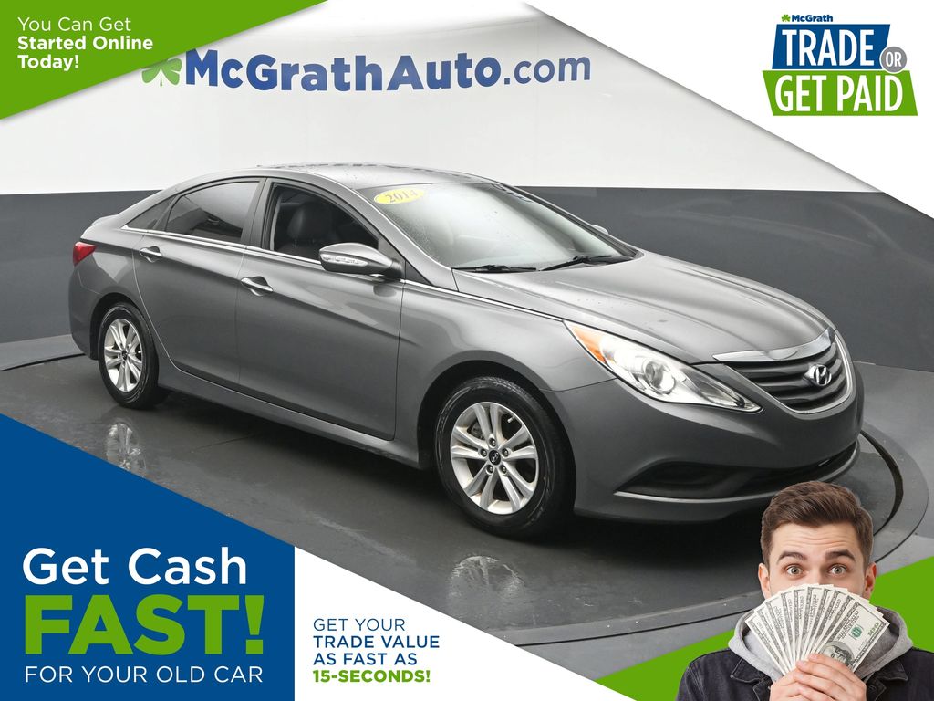 Harbor Gray Metallic 2014 Hyundai Sonata Sedan Front-Wheel Drive 6-Speed Automatic