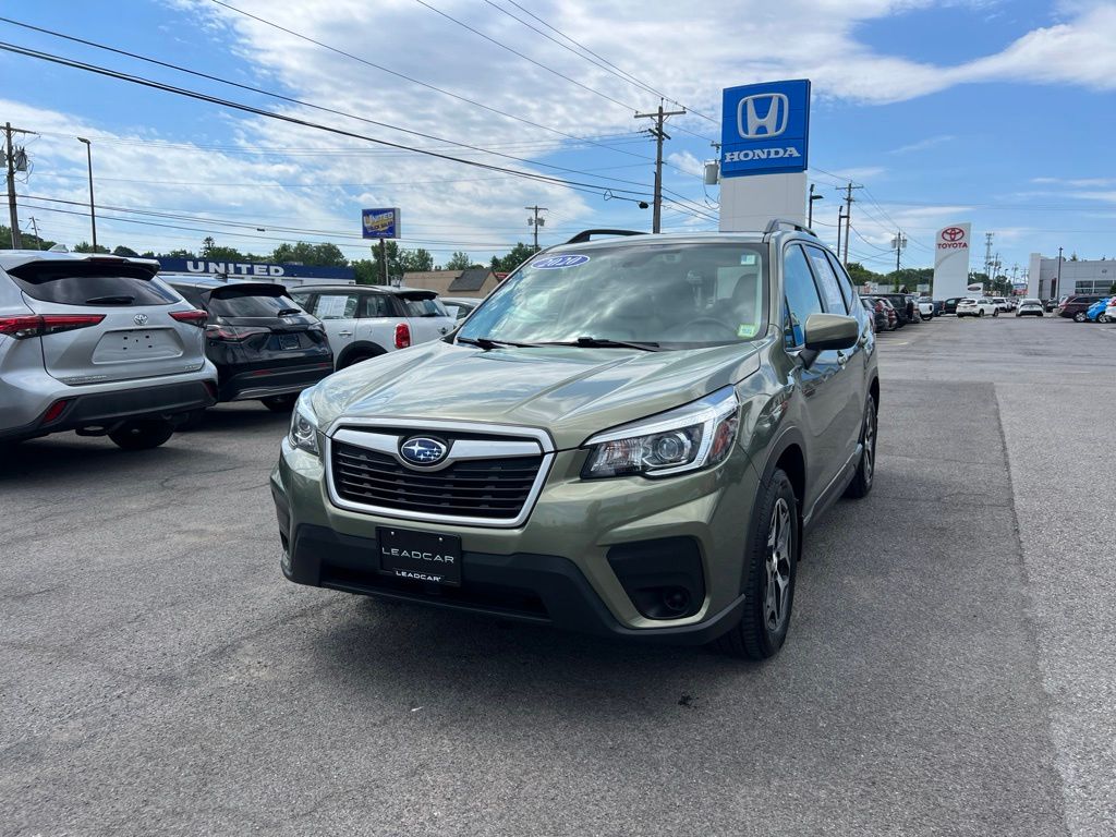 Jasper Green Metallic 2020 Subaru Forester SUV / Crossover All-Wheel Drive Continuously Variable Transmission