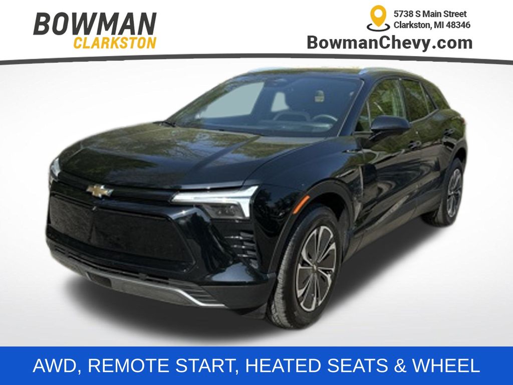 Black 2024 Chevrolet Blazer EV 2LT eAWD SUV / Crossover All-Wheel Drive 1-Speed Automatic