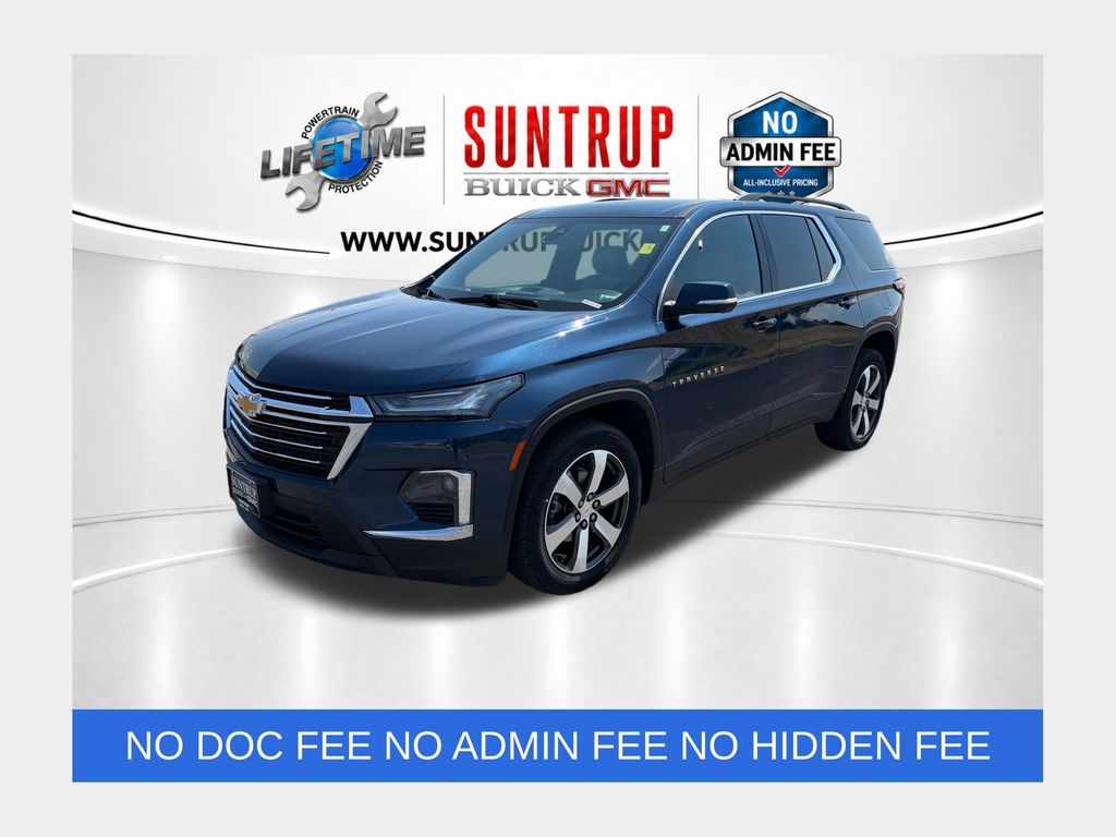 Northsky Blue Metallic 2023 Chevrolet Traverse SUV / Crossover Front-Wheel Drive 9-Speed Automatic