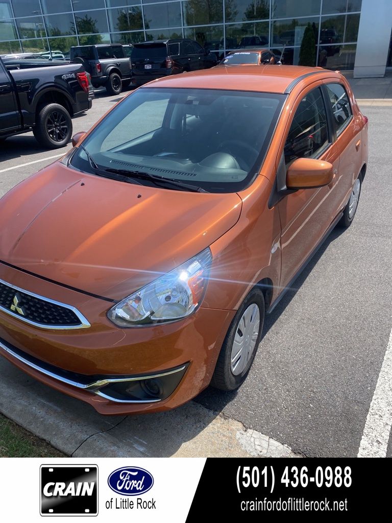 Sunrise Orange Metallic 2020 Mitsubishi Mirage ES FWD Hatchback Front-Wheel Drive Continuously Variable Transmission