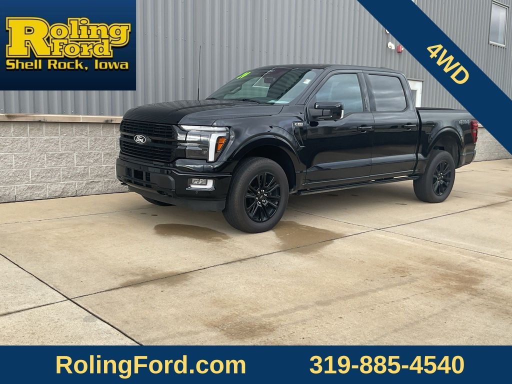 Black Metallic 2024 Ford F-150 Pickup Truck Four-Wheel Drive Automatic
