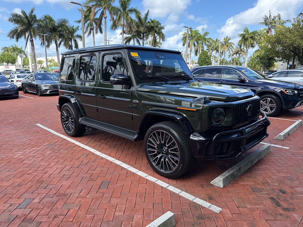 Green (MANUFAKTUR Olive Metallic) 2025 Mercedes-Benz G-Class AMG G 63 4MATIC SUV / Crossover All-Wheel Drive 9-Speed Automatic