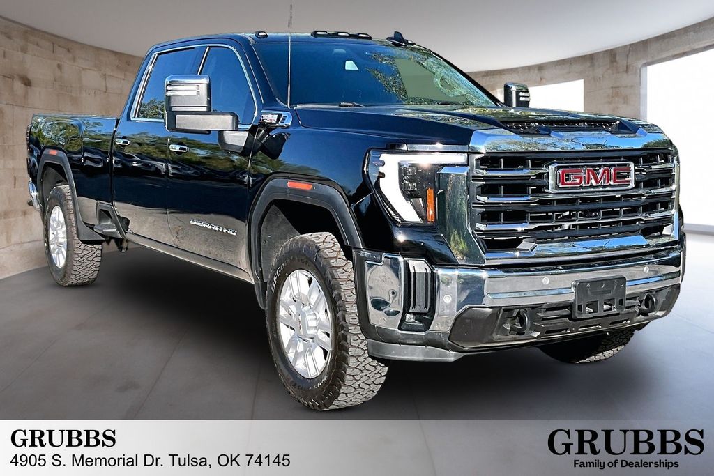 Onyx Black 2024 GMC Sierra 2500HD Pickup Truck Four-Wheel Drive Automatic