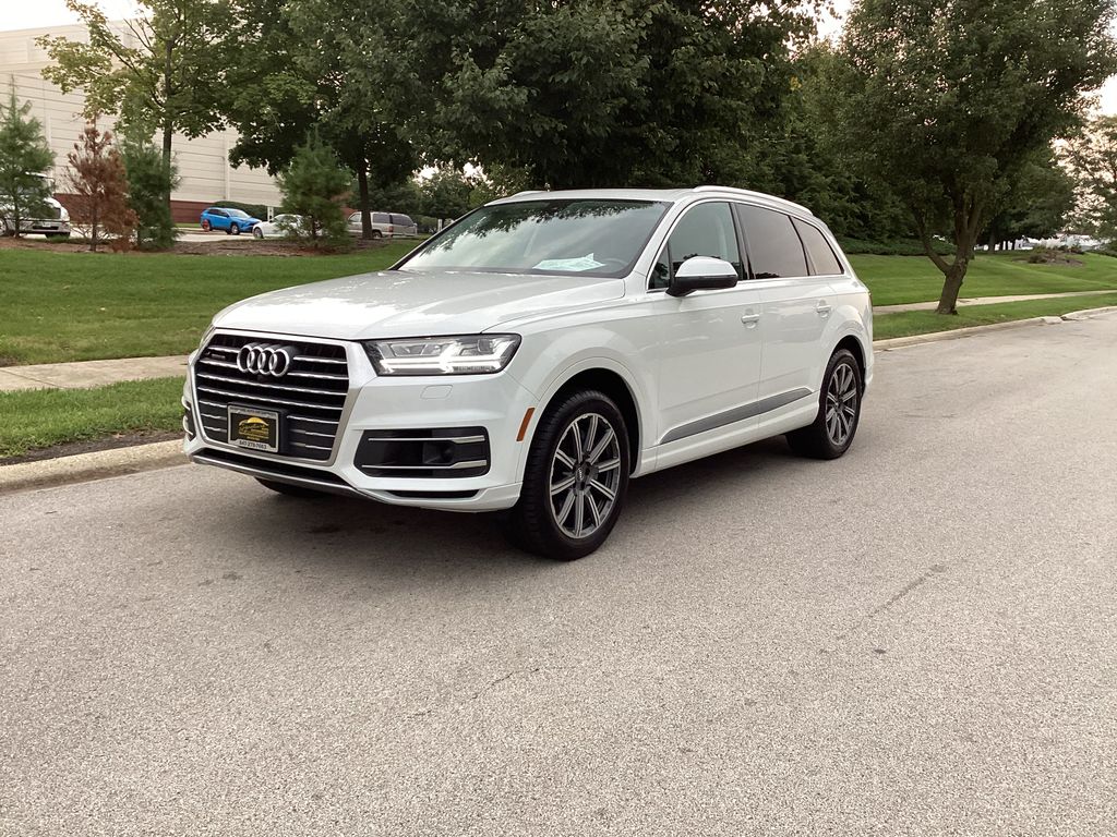Carrara White 2017 Audi Q7 SUV / Crossover All-Wheel Drive 8-Speed Automatic