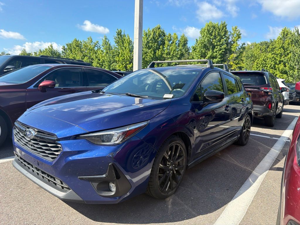 Sapphire Blue Pearl 2024 Subaru Impreza Wagon All-Wheel Drive Continuously Variable Transmission