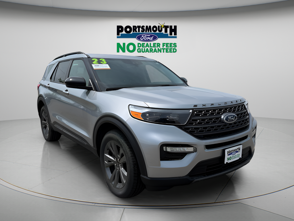 Silver Metallic 2023 Ford Explorer XLT AWD SUV / Crossover All-Wheel Drive Automatic