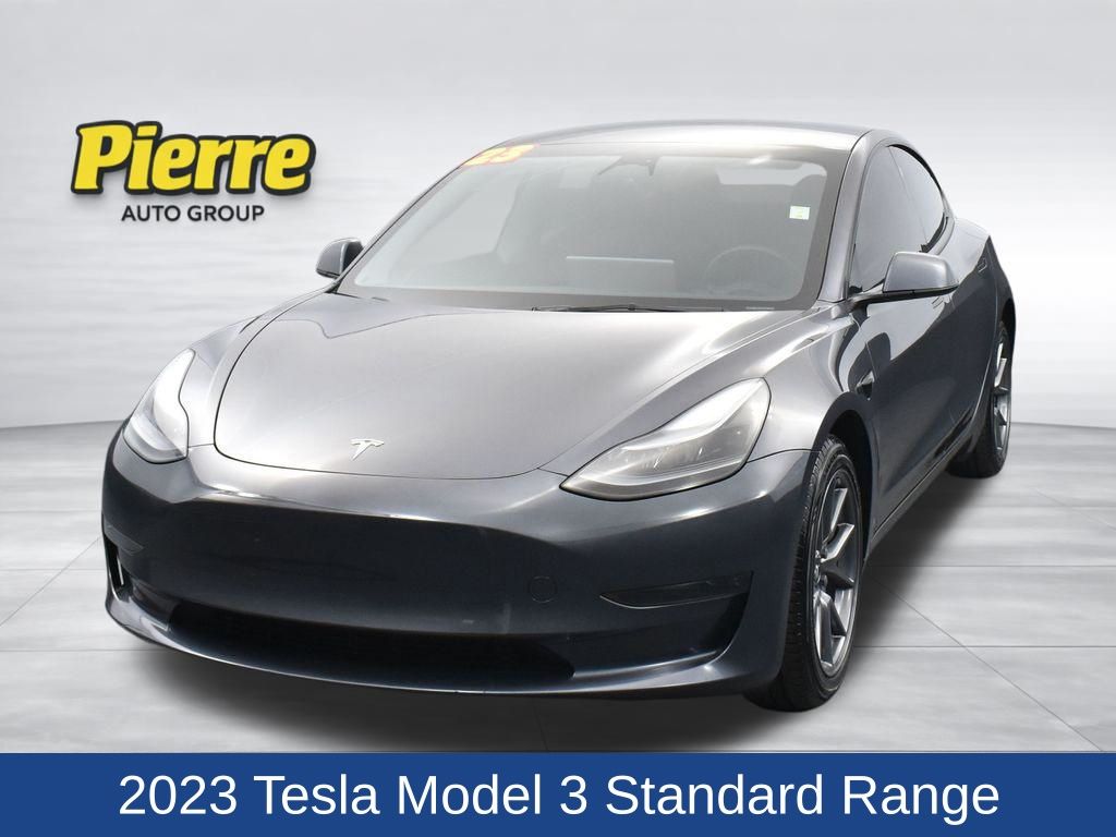 Midnight Silver Metallic 2023 Tesla Model 3 RWD Sedan Rear-Wheel Drive 1-Speed Automatic