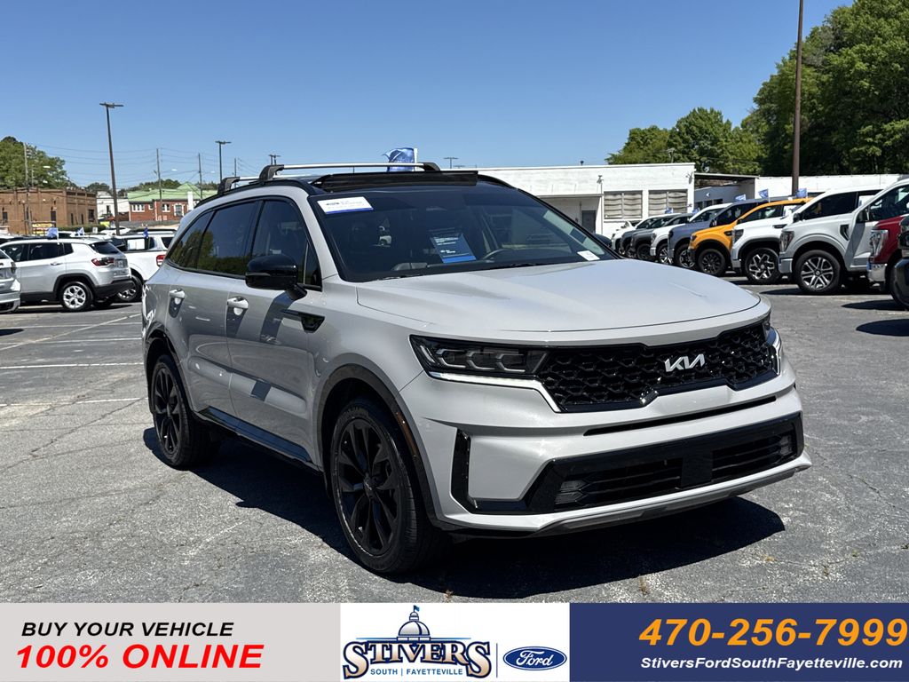 Wolf Gray 2022 Kia Sorento SX FWD SUV / Crossover Front-Wheel Drive 8-Speed Dual Clutch