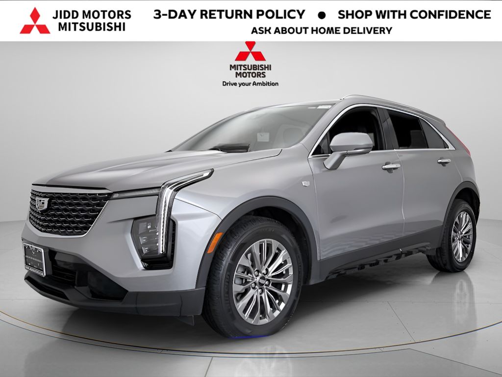 Argent Silver Metallic 2024 Cadillac XT4 Premium Luxury AWD SUV / Crossover Four-Wheel Drive 9-Speed Automatic