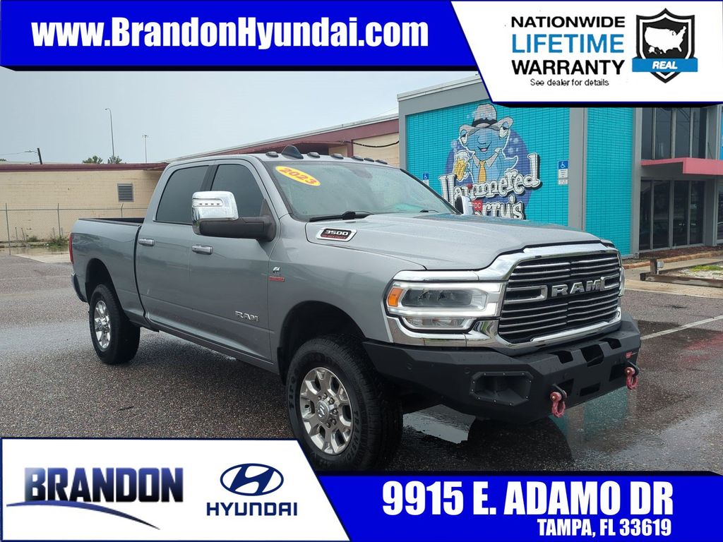 Billet Silver Metallic 2023 RAM 3500 Pickup Truck Four-Wheel Drive 6-Speed Automatic