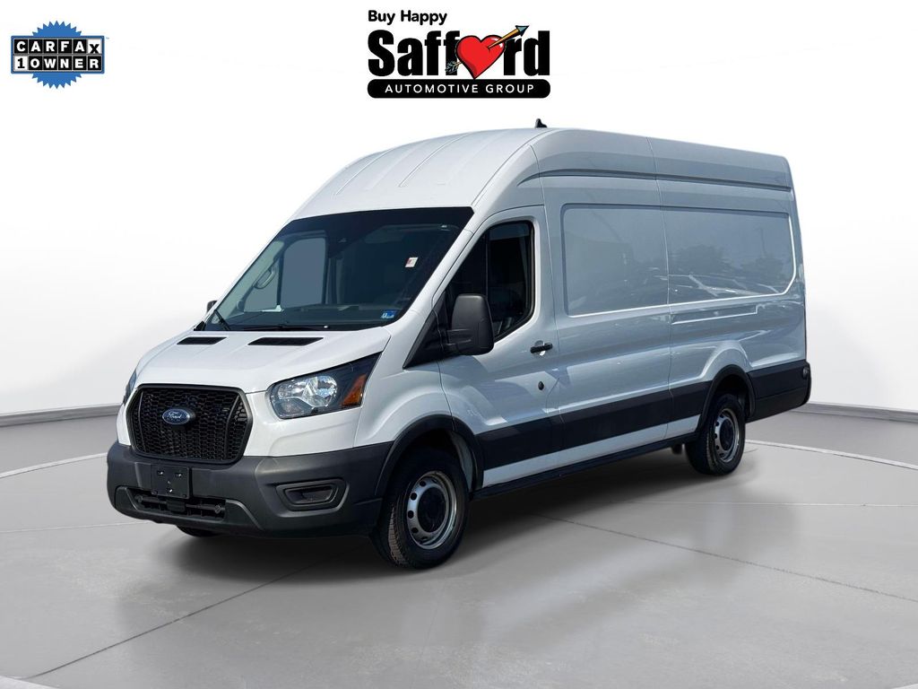Oxford White 2025 Ford Transit Cargo Van Rear-Wheel Drive