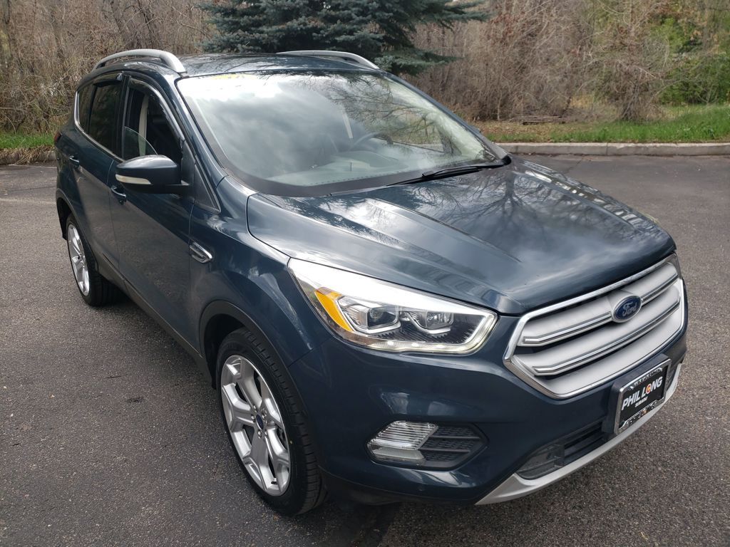 Sea Green 2019 Ford Escape Titanium AWD SUV / Crossover All-Wheel Drive 6-Speed Automatic