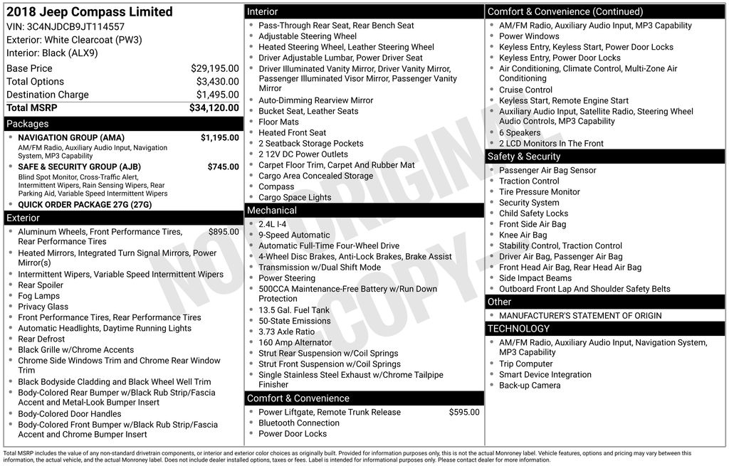Used 2018 White Jeep Limited image 31
