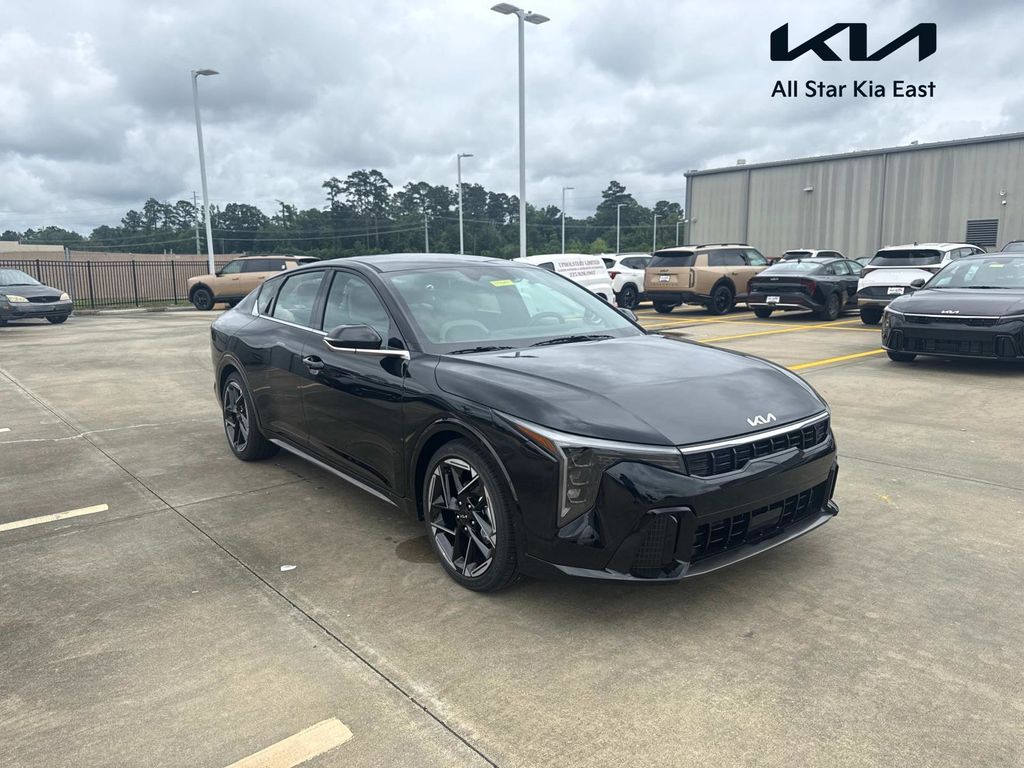 Aurora Black 2026 Kia K4 GT-Line FWD Sedan Front-Wheel Drive Continuously Variable Transmission
