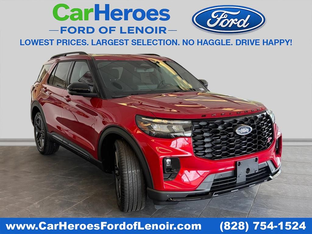 Rapid Red Metallic Tinted Clearcoat 2026 Ford Explorer ST AWD SUV / Crossover All-Wheel Drive Automatic