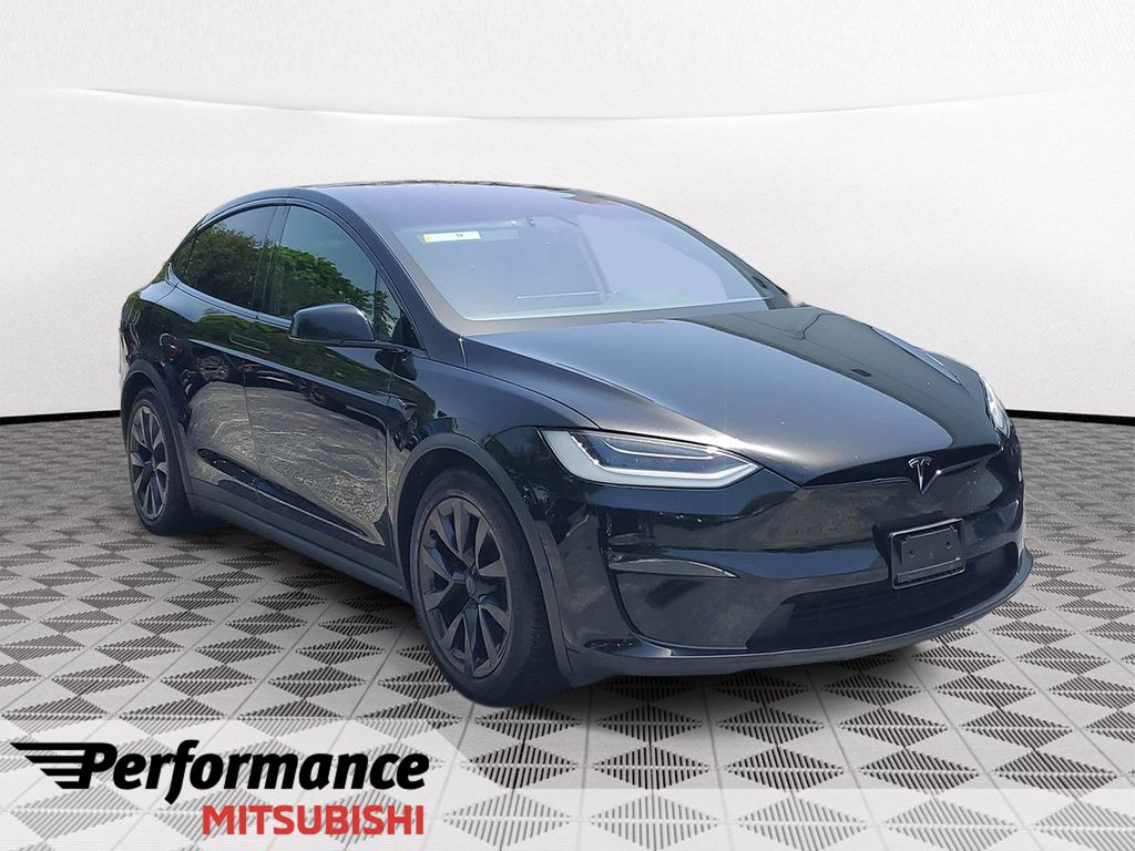 Black 2022 Tesla Model X SUV / Crossover All-Wheel Drive 1-Speed Automatic
