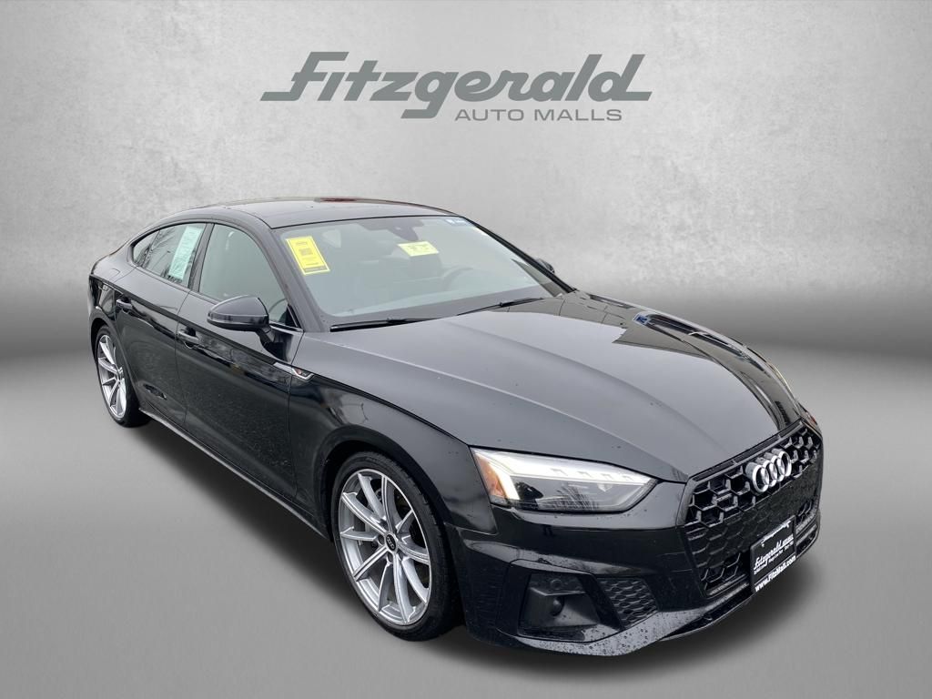 Gray 2025 Audi A5 Sportback quattro Premium S Line 45 TFSI Sedan All-Wheel Drive 7-Speed Automatic