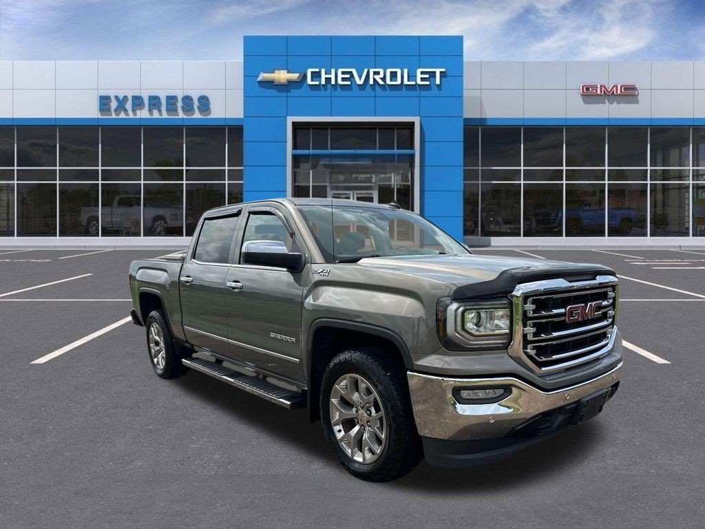 Pepperdust Metallic 2017 GMC Sierra 1500 Pickup Truck Four-Wheel Drive 6-Speed Automatic Overdrive