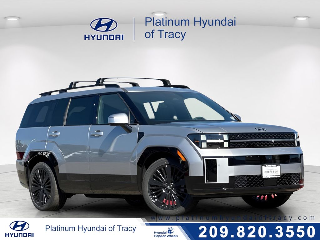 Shimmering Silver 2025 Hyundai Santa Fe Hybrid SUV / Crossover Front-Wheel Drive 6-Speed Automatic