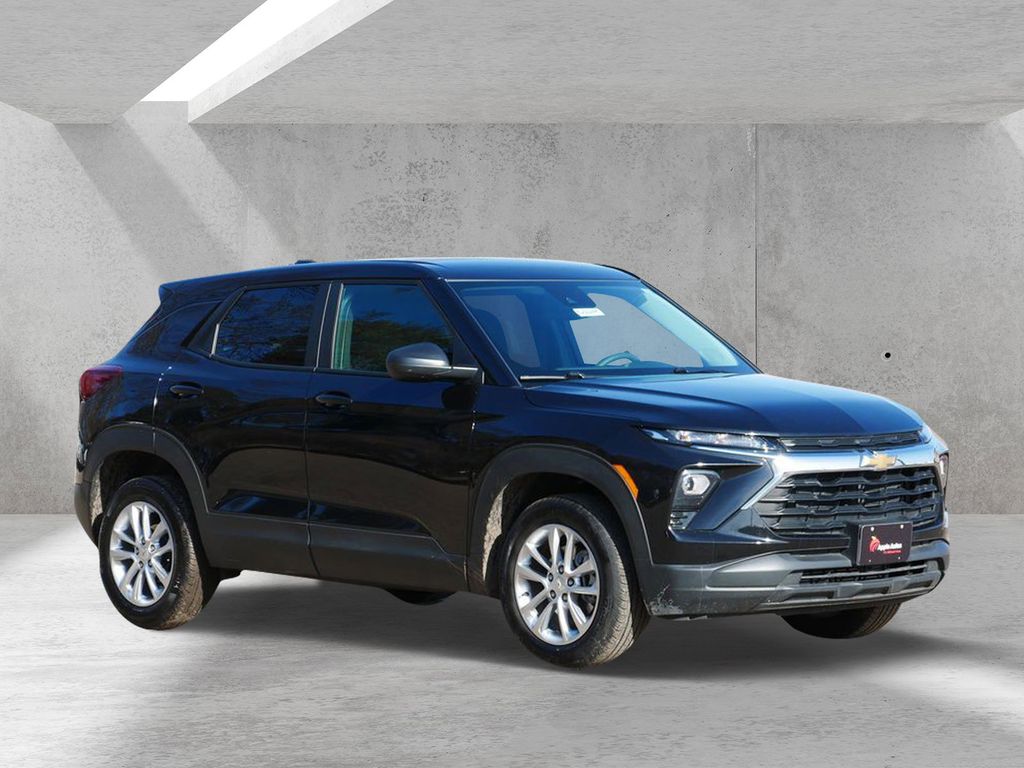 Mosaic Black Metallic 2025 Chevrolet Trailblazer LS AWD SUV / Crossover Four-Wheel Drive 9-Speed Automatic