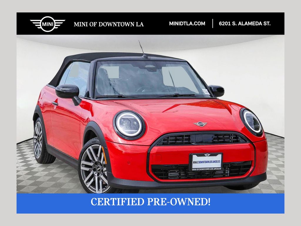 Chili Red 2026 MINI Cooper Convertible Front-Wheel Drive 7-Speed Automatic