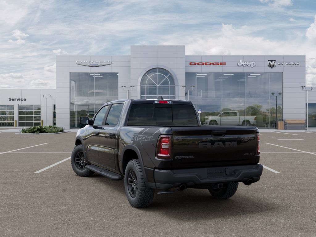 New 2026 Diamond Black Crystal Pearlcoat Ram Rebel image 3