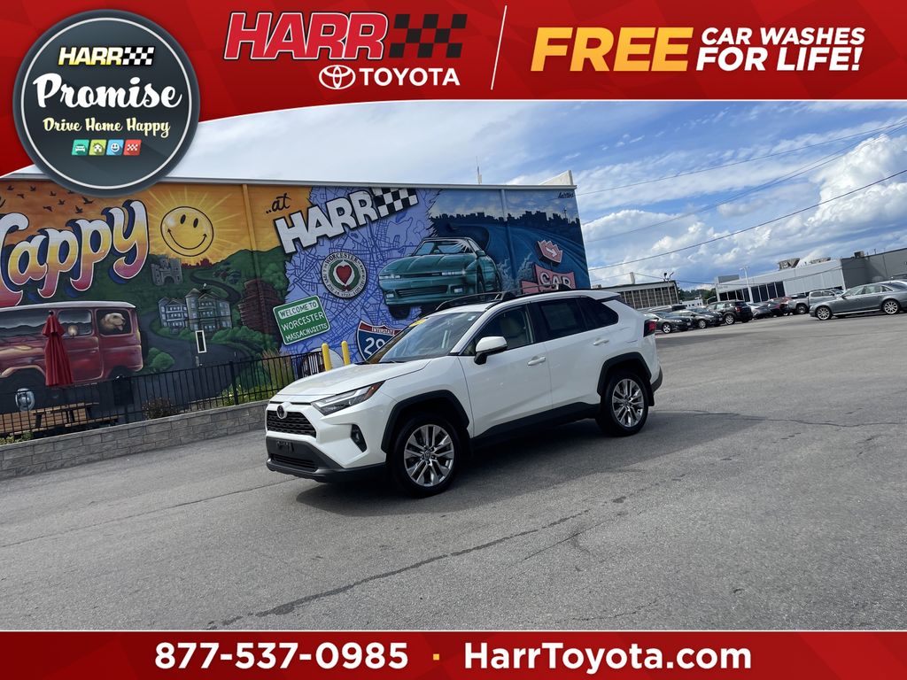 White (Blizzard Pearl) 2022 Toyota RAV4 SUV / Crossover All-Wheel Drive 8-Speed Automatic